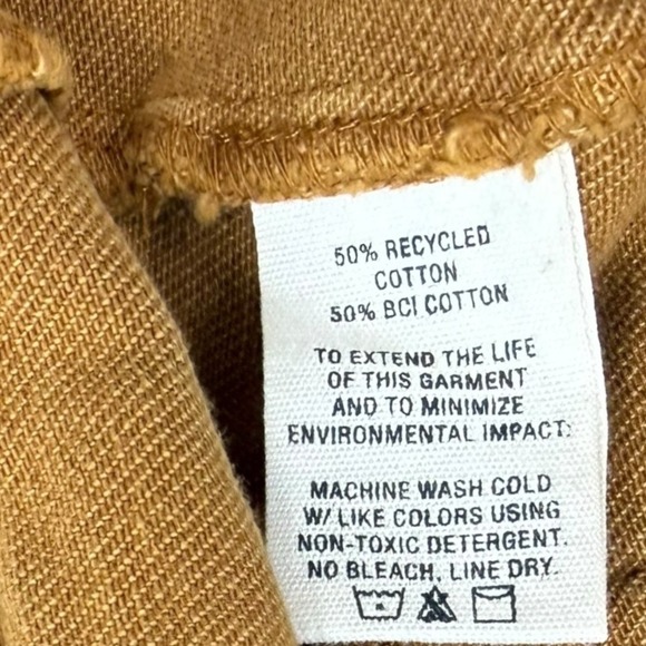 Alex Mill Utility Carpenter Pants Womens 12 Rust Brown 100% Cotton Ideal Zipper - Picture 7 of 8